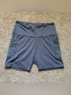 Grey 5" Biker Shorts (L/XL)